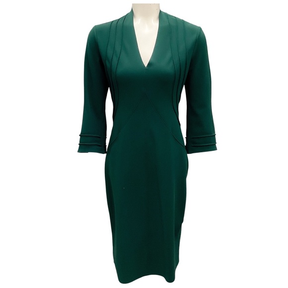 MARIA PINTO CYPRESS GREEN STING DRESS - Picture 1 of 6